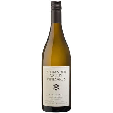 12 Bottle Case Alexander Valley Vineyards Alexander Chardonnay 2023 w/ Shipping Included