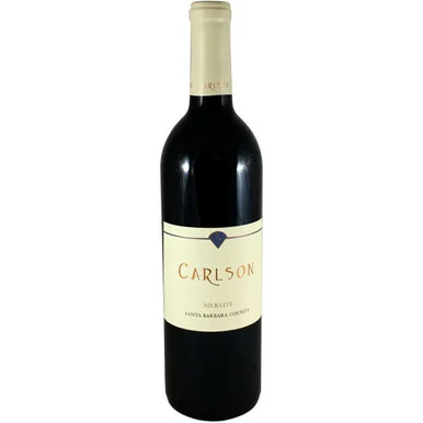 12 Bottle Case Carlson Santa Barbara Merlot 2020 w/ Shipping Included
