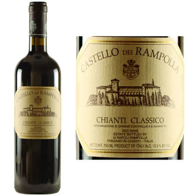 12 Bottle Case Castello dei Rampolla Chianti Classico 2019 Rated 95JS w/ Shipping Included