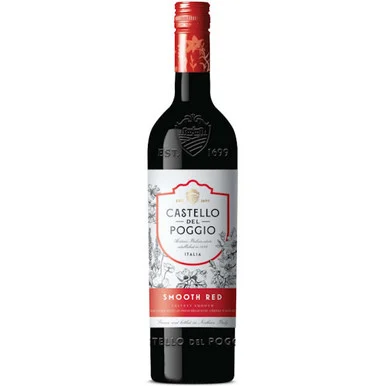 12 Bottle Case Castello del Poggio Red IGT NV w/ Shipping Included