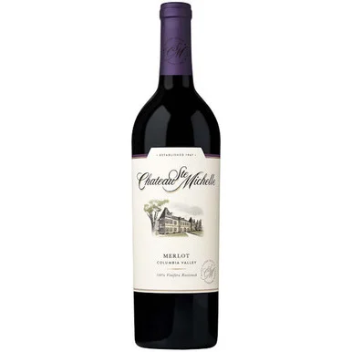 12 Bottle Case Chateau Ste. Michelle Columbia Washington Merlot 2019 w/ Shipping Included