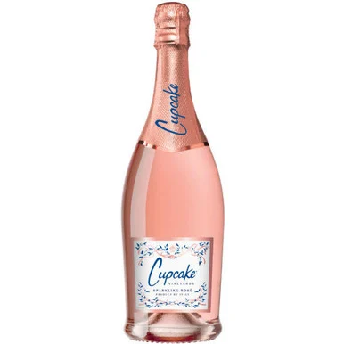 12 Bottle Case Cupcake Sparkling Rose NV (Italy) w/ Shipping Included