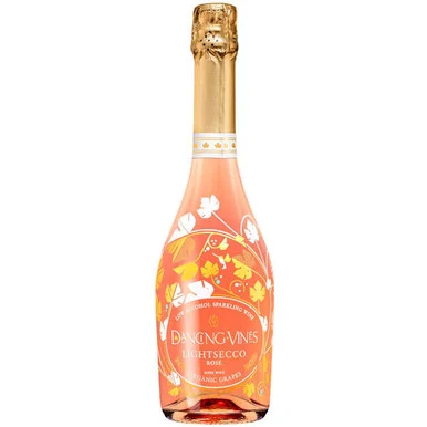 12 Bottle Case Dancing Vines Lightsecco Rose Low Alcohol Sparkling NV (Spain) w/ Shipping Included