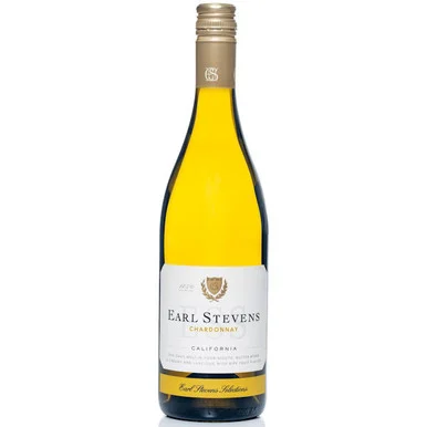 12 Bottle Case Earl Stevens California Chardonnay E40 w/ Shipping Included