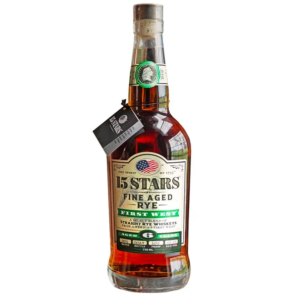 15 Stars First West Blended Rye Whiskey