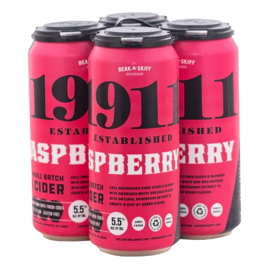 1911 Raspberry Cider 4Pk