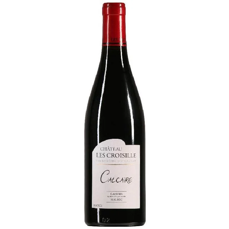 BCLIQUOR Cahors Malbec - Chateau Les Croisille Calcaire 2014