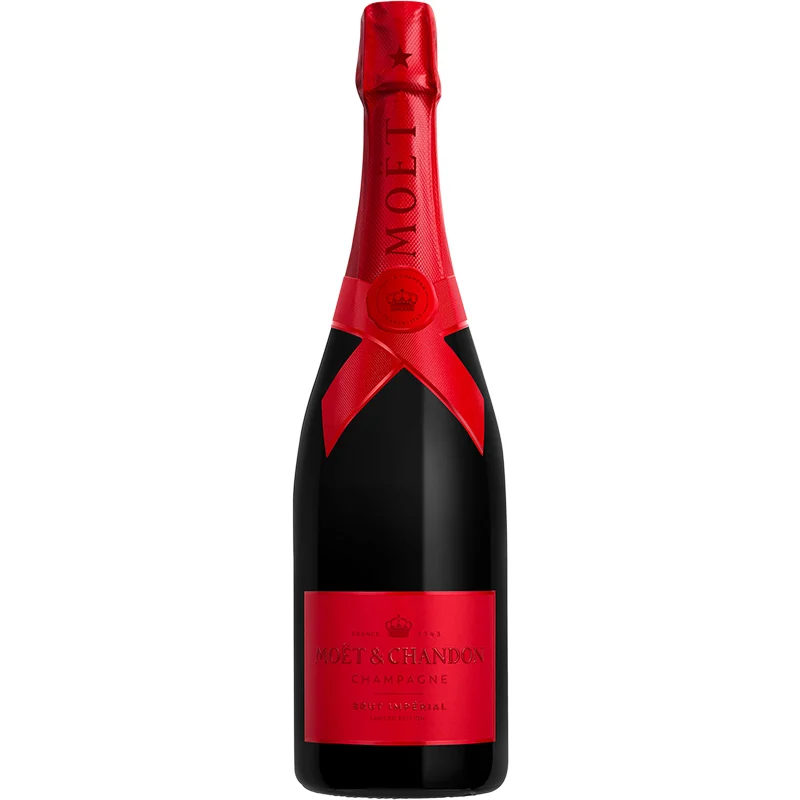 BCLIQUOR Moet And Chandon - Brut Imperial Holiday Red Bottle