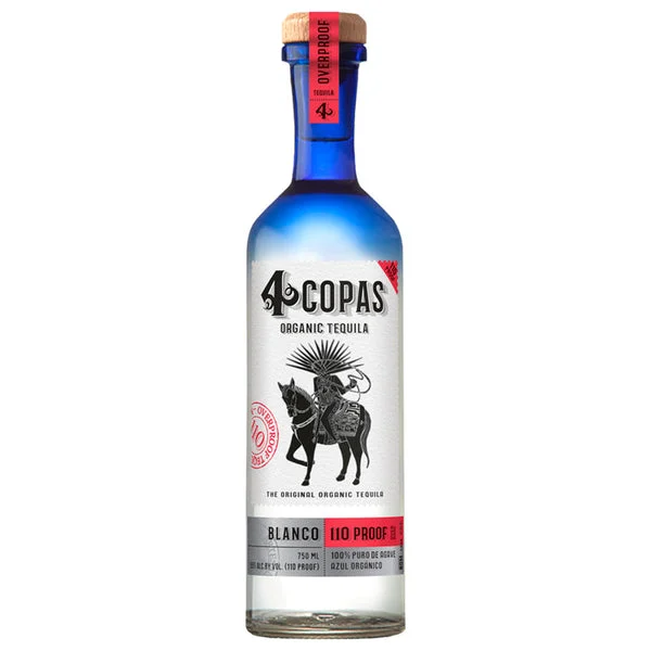 4 Copas Blanco Tequila 110 Proof