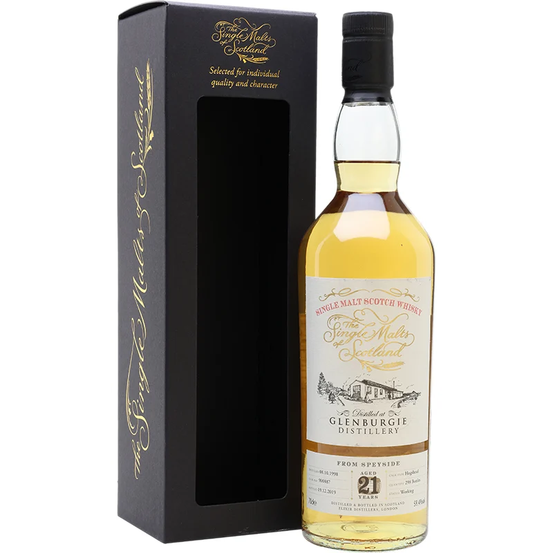 BCLIQUOR Single Malts Of Scotland - Glenburgie 21 Year Old Single Mal