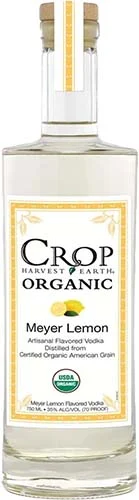 Crop Vodka Harvest Earth Organic Meyer Lemon