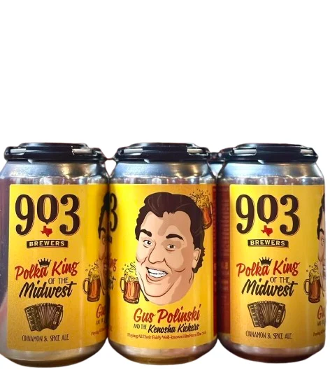 903 Brewers Gus Polinski Polka King of the Midwest 6Pk