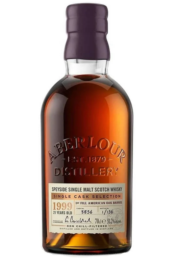 Aberlour 21 Year Single Cask Single Malt Scotch 1999 750ML