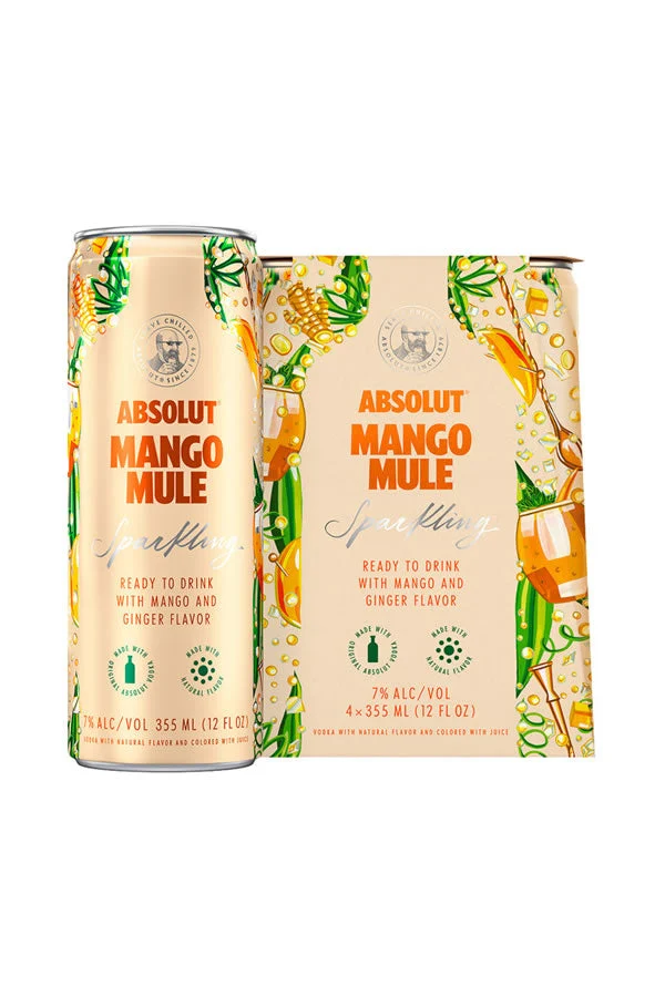 Absolut Mango Mule 4Pk