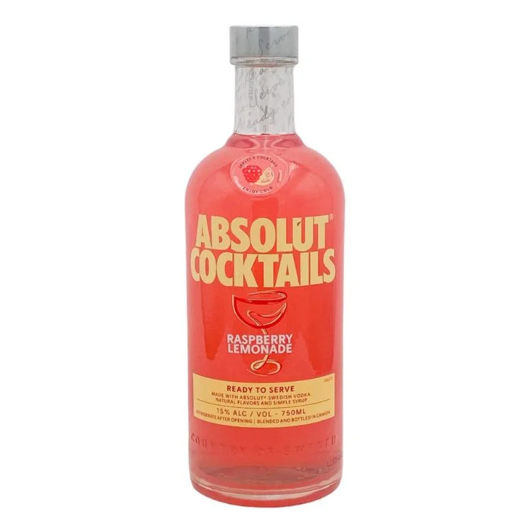 Absolut Raspberry Lemonade Vodka - 750ml Bottle