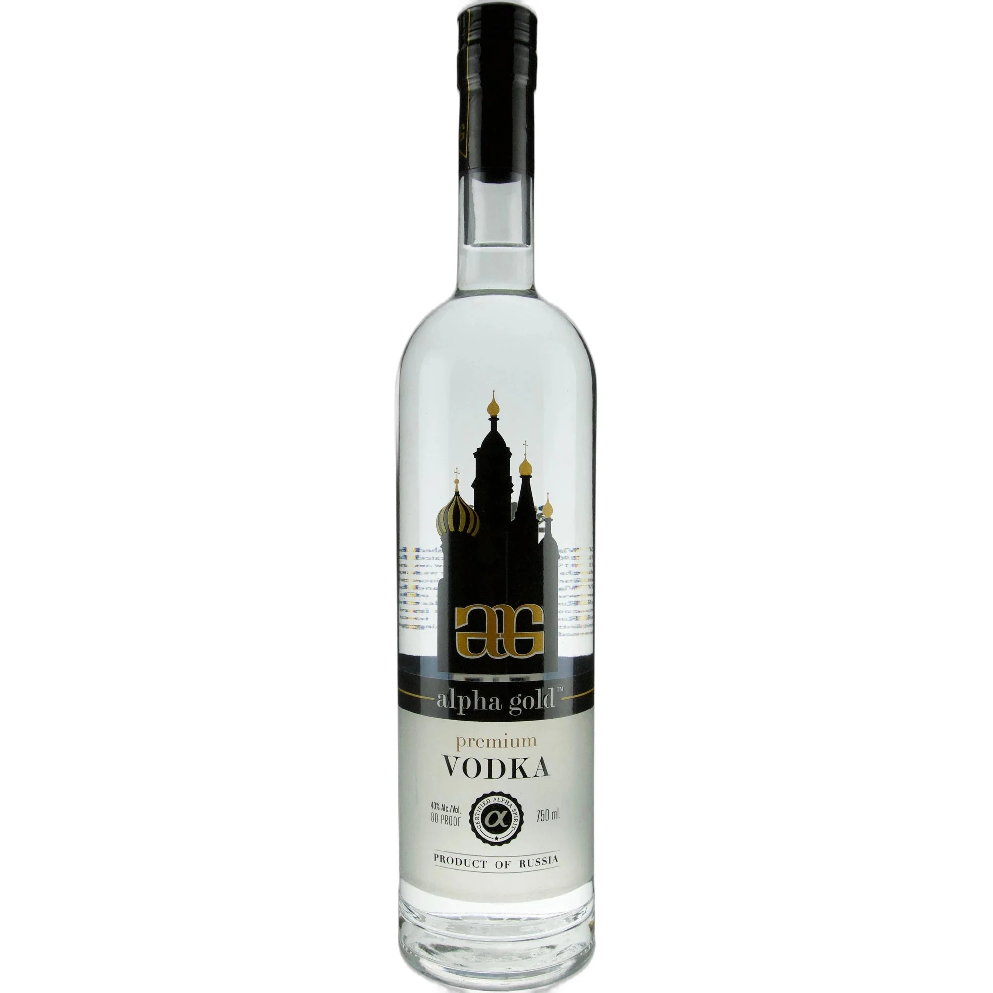 Alpha Gold Vodka 750ML