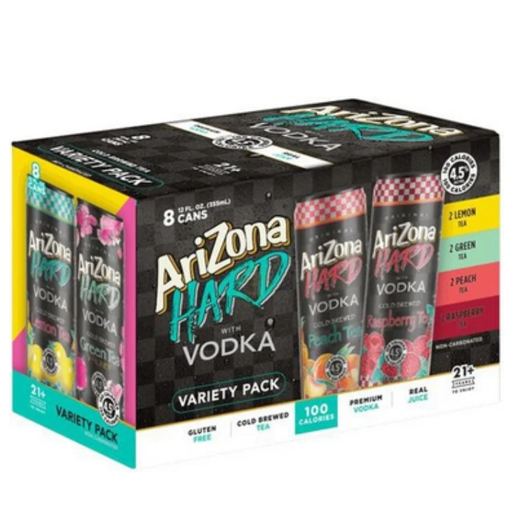 Arizona Hard Vodka Variety Pack - 6x 355ml