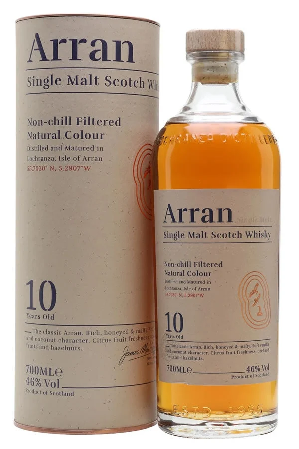 Arran 10 Year Unchillfiltered 700ML