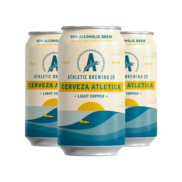 Athletic Brewing Cerveza Atletica NA Beer 6pk/12oz Cans
