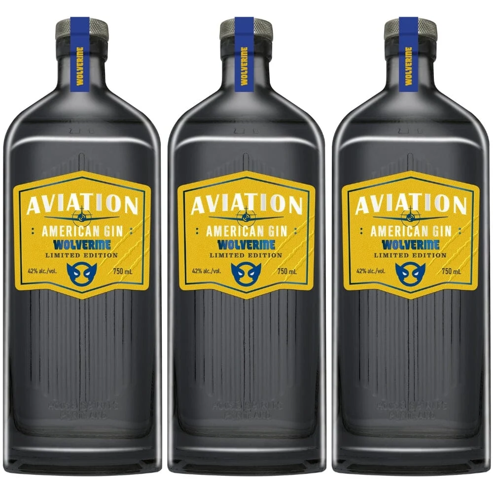 Aviation American Gin Wolverine Limited Edition 3pk