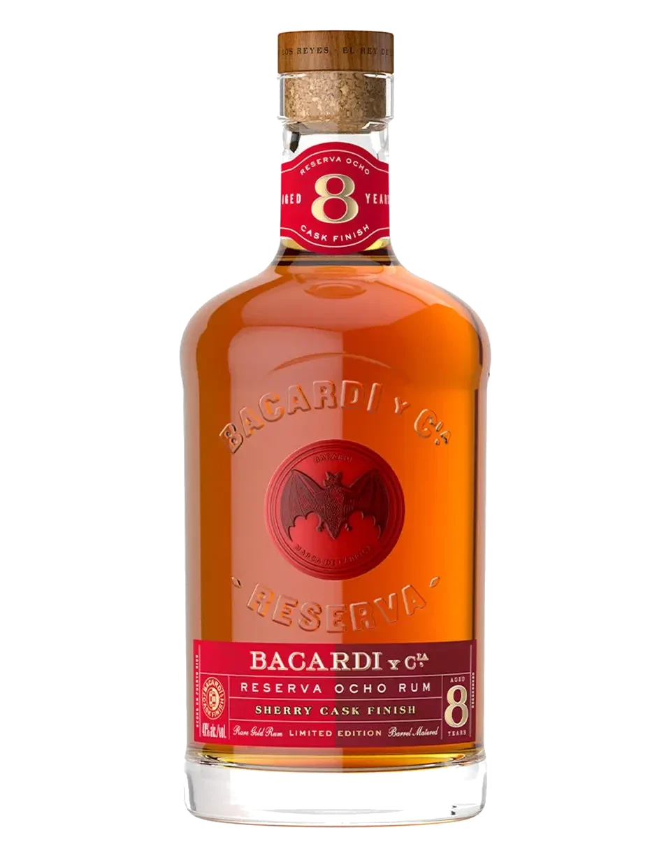 Bacardi 8 Year Ocho Sherry Cask Finish Rum 750ML