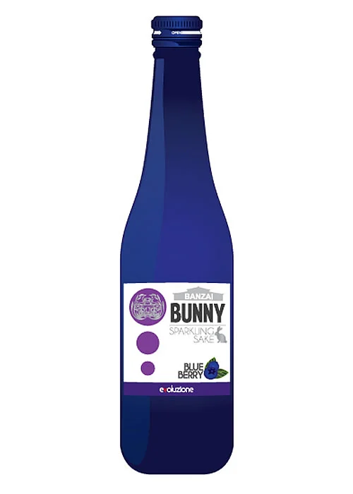 Banzai Bunny Sparkling Blueberry Sake 300ML