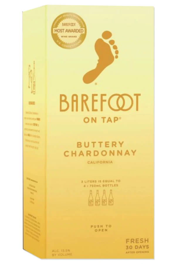 Barefoot Buttery Chardonnay 3L Box