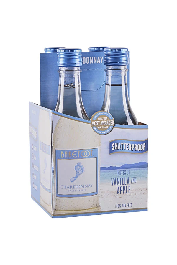 Barefoot Chardonnay 4Pk 200ML
