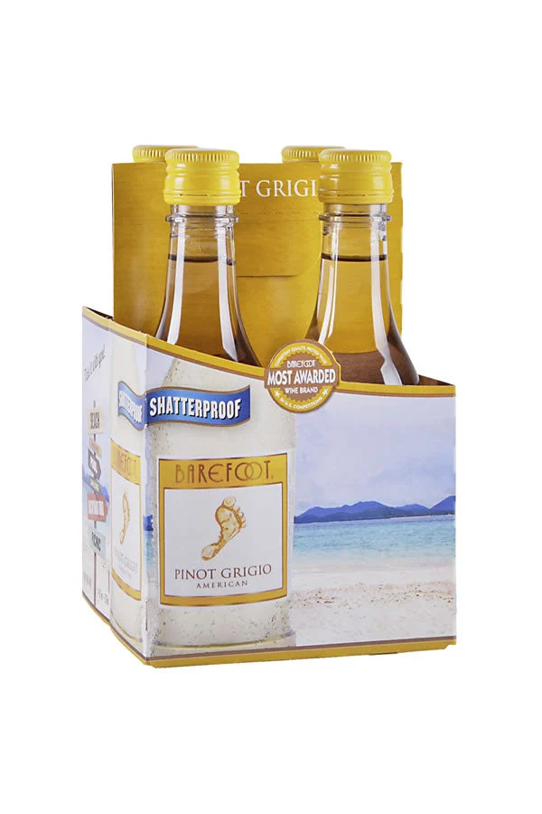 Barefoot Pinot Grigio 4Pk 187ML