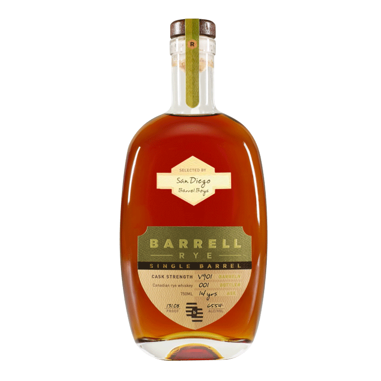 Barrell Craft Spirits Single Barrel Rye #V901 Selected By SDBB