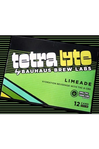 Bauhaus Brew Labs Tetra Lyte Limeade Hydration Beverage with 2mg THC & 10mg CBG