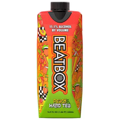 BeatBox Beverages Peach Hard Tea 500ml