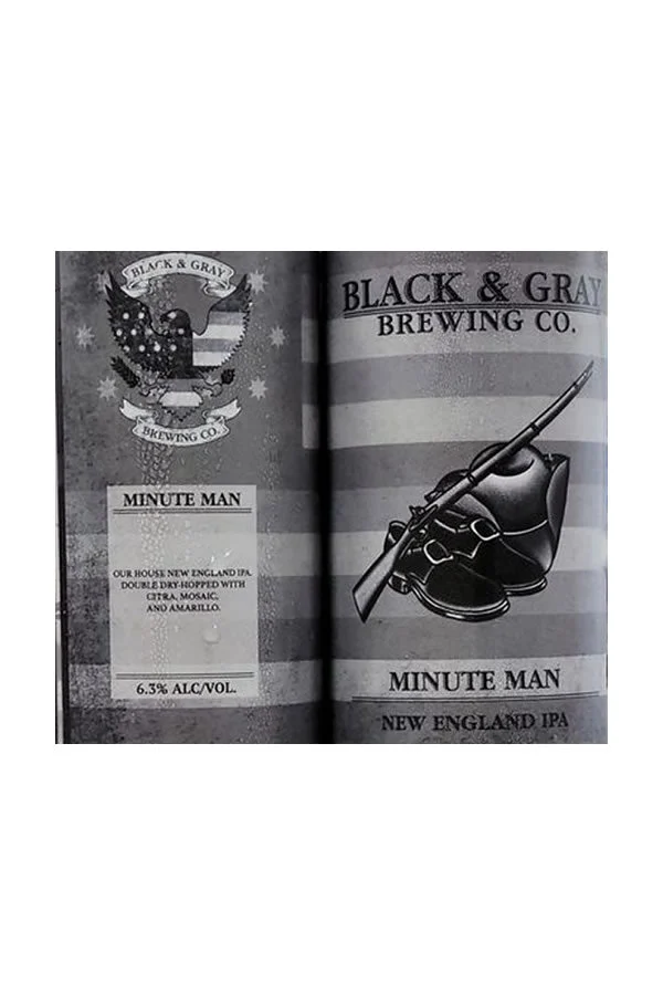 Black & Gray Minuteman 4Pk