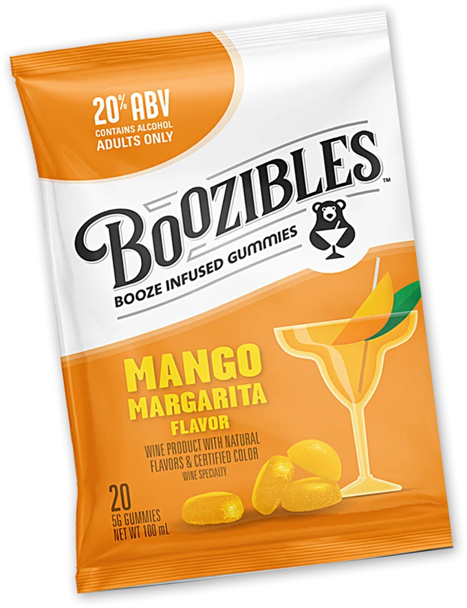 Boozibles Mango Margarita Gummies