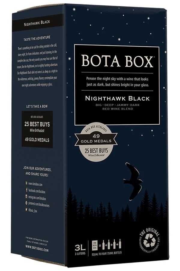 Bota Box Nighthawk Black Red Blend 3L