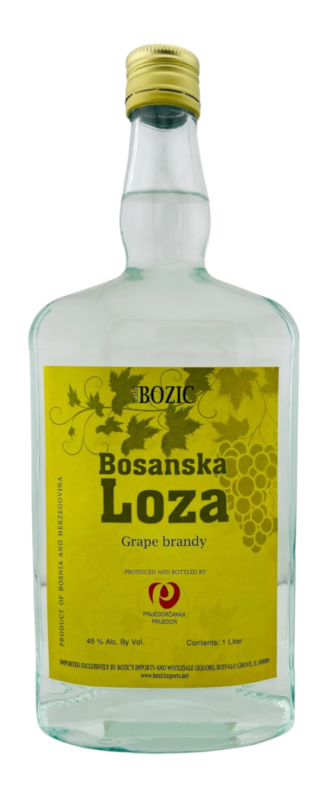 Bozics Bosanska Loza Grape Brandy 1L