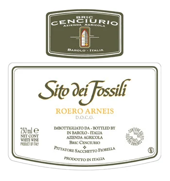 Bric Cenciurio Roero Arneis Sito dei Fossili 2019