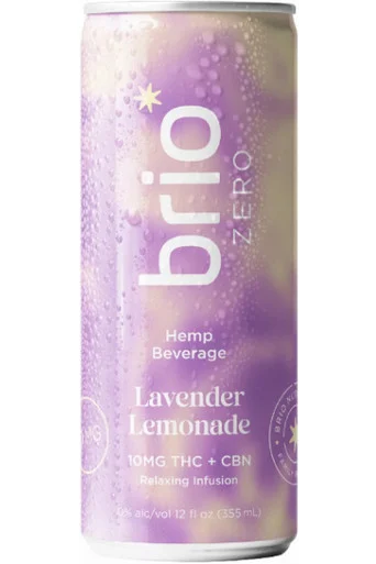 Brio Burst Lavender Lemonade 10mg THC 10mg CBN 4pk 12oz cans