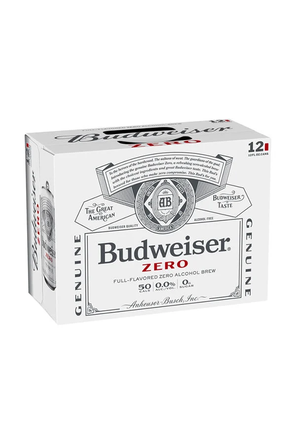 Budweiser Non-Alcoholic Zero 12Pk Cans