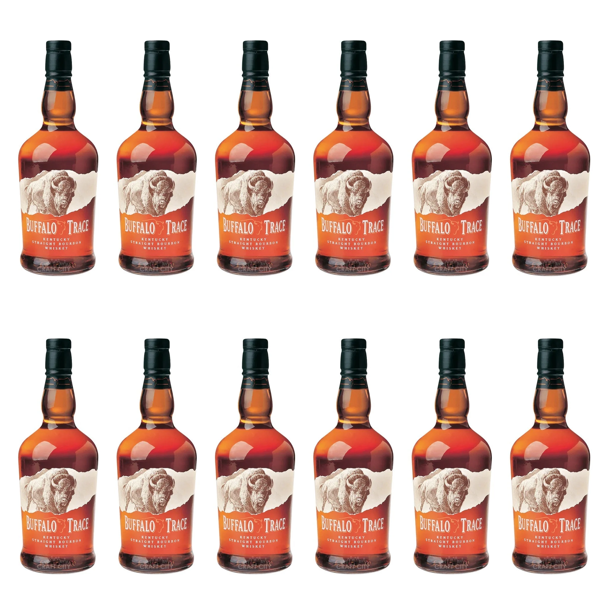 Buffalo Trace Bourbon Whiskey 12pk Bundle