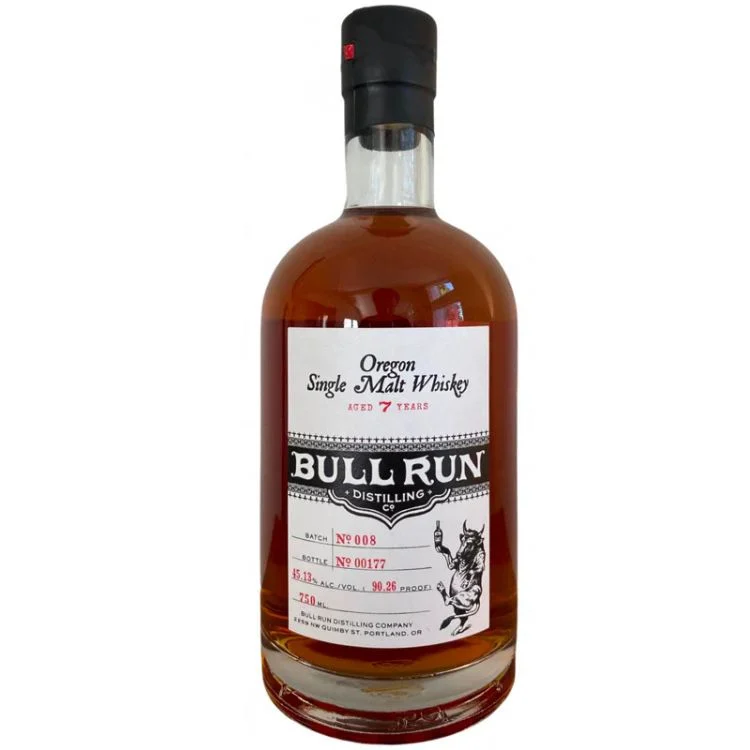 Bull Run 7 Year Old Madeira Cask Finish Oregon Single Malt Whiskey - 750ml