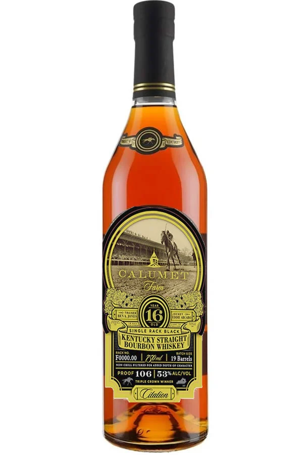 Calumet Farms Single Rack Black 16 Year Bourbon 750ML