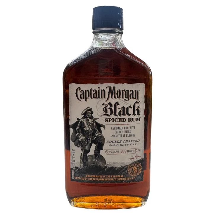 Captain Morgan Black Spiced Rum - 375ml