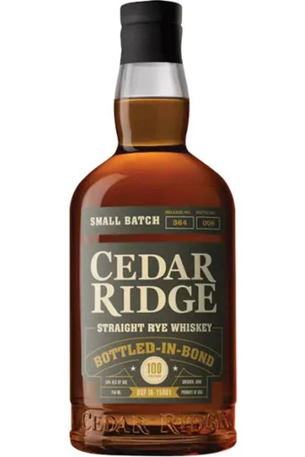 Cedar Ridge Bottled-in-Bond Rye Whiskey