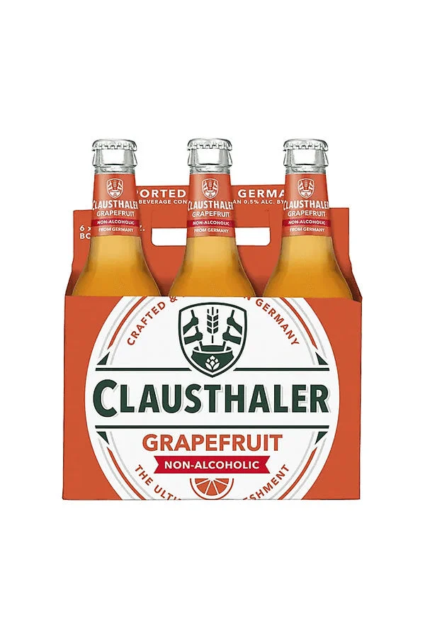 Clausthauler Grapefruit Non-Alcoholic 6Pk