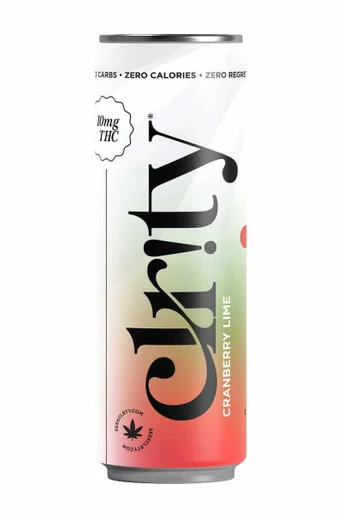 Clr!ty Cranberry Lime Seltzer 10mg THC 4pk 12oz cans