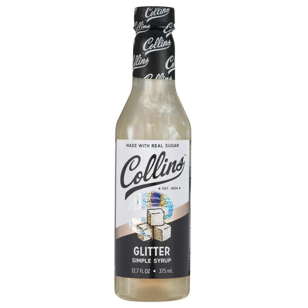 Collins Glitter Simple Syrup 12.7oz
