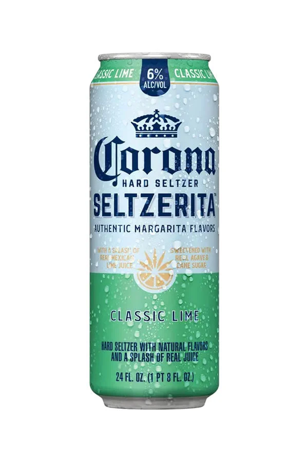 Corona Hard Seltzer Seltzerita Classic Lime 24OZ