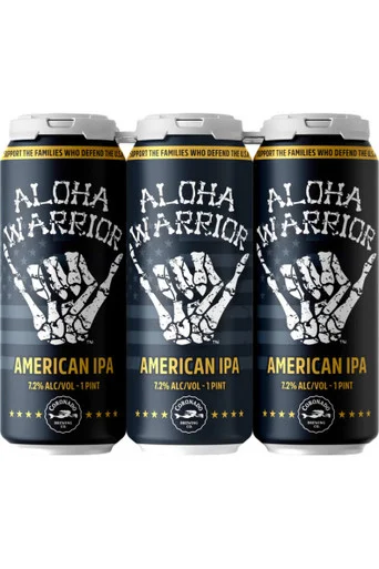 Coronado Brewing Co. Aloha Warrior West Coast IPA 6pk 16oz cans