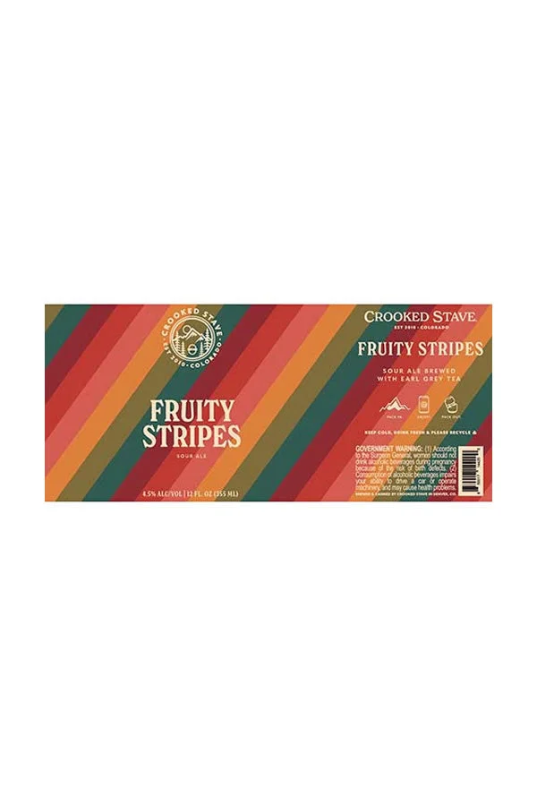 Crooked Stave Fruity Stripes 6Pk